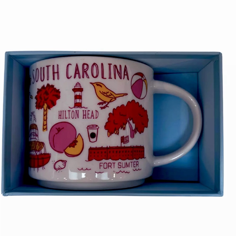 Starbucks Been There Series South Carolina Ceramic Mug, 14 Oz